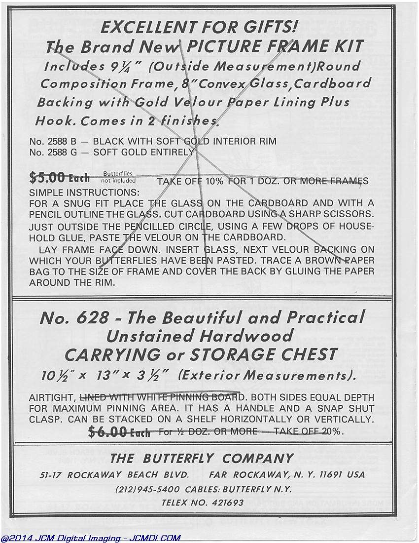The Butterfly Company(NY) ads, forms, fliers